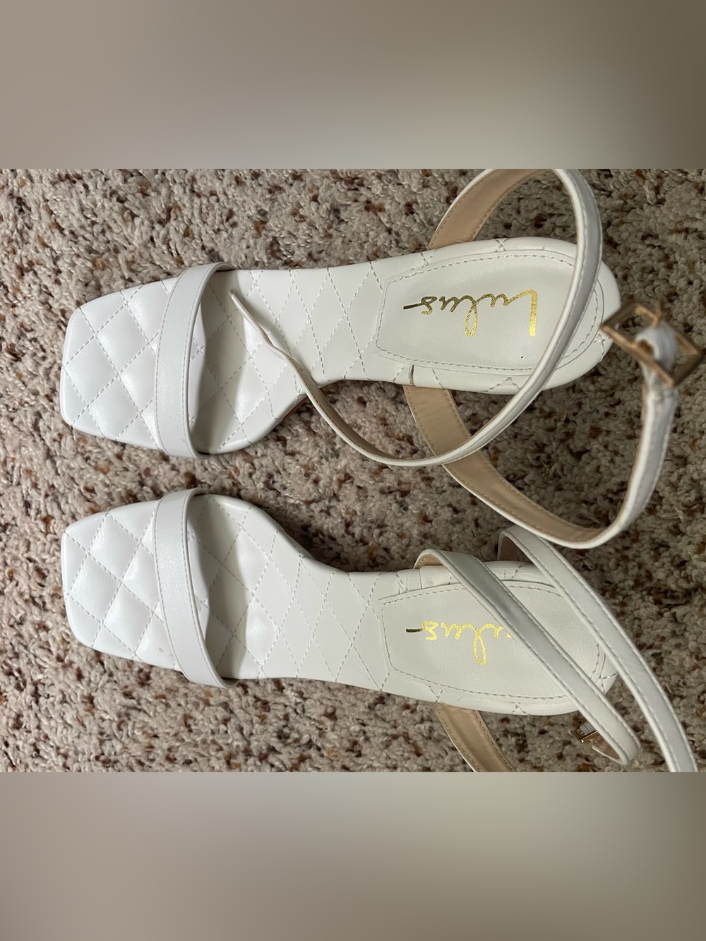 Lulu’s white heels - Picture 2 of 5